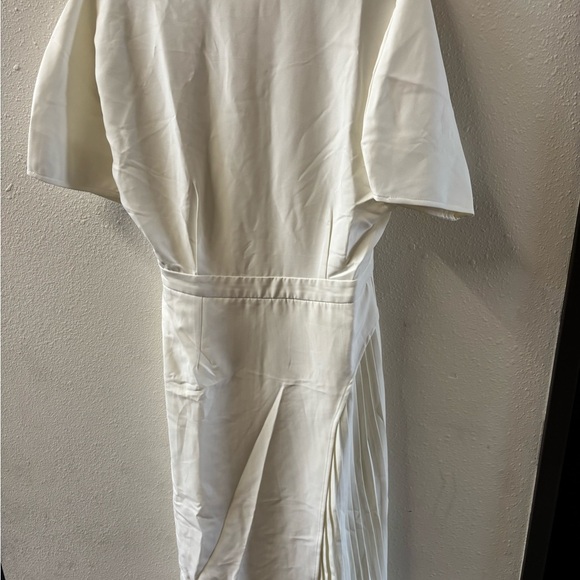 STYLEWE White Asymmetrical Midi Pencil Dress - Picture 2 of 3